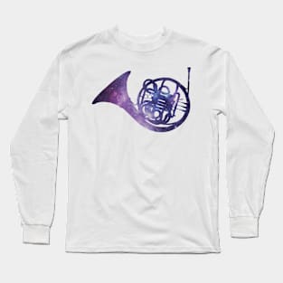 Space French Horn Long Sleeve T-Shirt